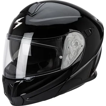 Helma na motorku SCORPION EXO-920 černá lesklá výklopná helma na motorku L