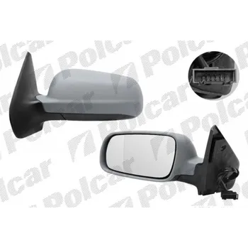 Auto zrcátko Zpětné zrcátko VW BORA 98-05 elektrické lak