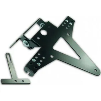 Držák SPZ Držák SPZ YAMAHA R6 99-02, nastavitelný, černý, s držákem odrazky