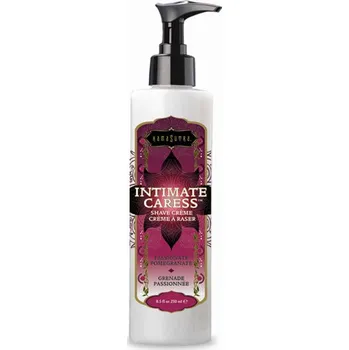 KamaSutra Intimate Caress Luxury Shave Cream Pomegranate - Luxusní krém na holení Granátové jablko 250ml
