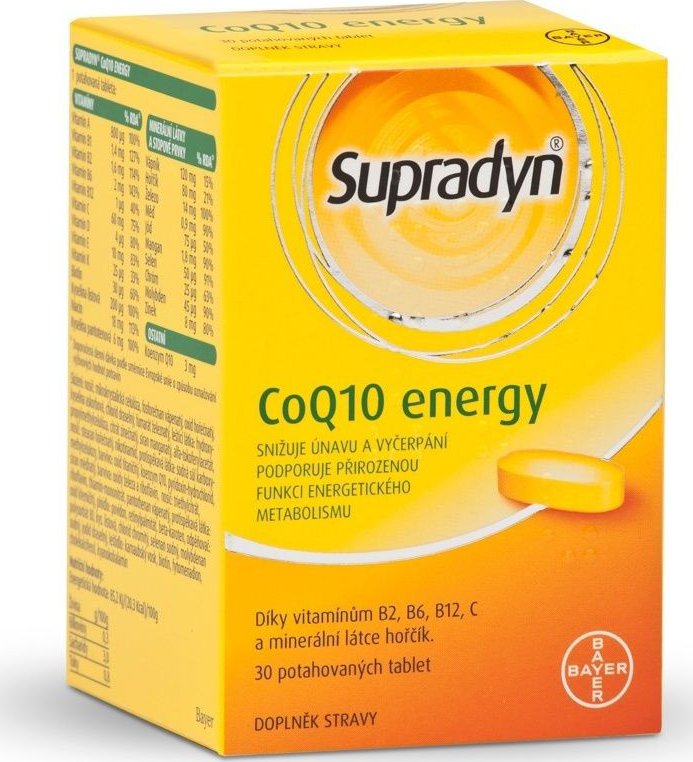 foto  Bayer Supradyn CO Q10 Energy 30 tbl.