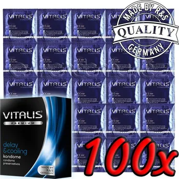 Kondom Vitalis Premium Delay & Cooling 100ks