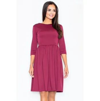 Dámské šaty Figl M117 bordó M
