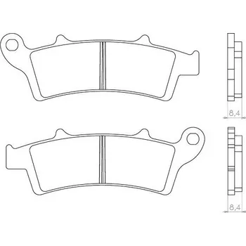 Brzdový komplet Brenta FT3096 přední organické brzdové destičky na motorku APRILIA ATLANTIC 250 IE rok 06-08
