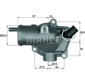 Čidlo automobilu Termostat MERCEDES E-CLASS (W210) E200 E220 E270 (92°)