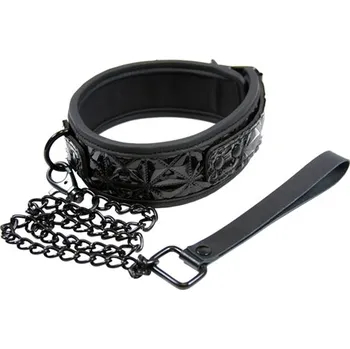BDSM obojek NS Novelties Sinful Collar Black - Vinylový obojek Černá