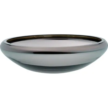 Mísa Deco stříbrná z ručně foukaného skla