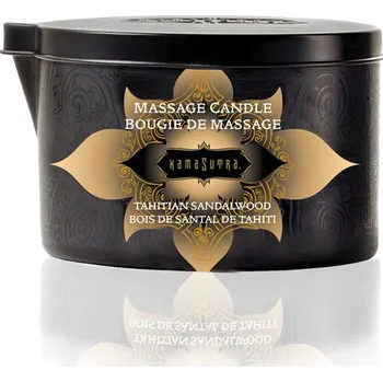 Masážní přípravek KamaSutra Ignite Massage Oil Candle Tahitian Sandalwood 170g