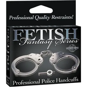 Fetish Fantasy Professional Police Handcuffs - profesionální kovová pouta