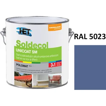 univerzální barva Soldecol UNICOAT SM 2,5 L RAL 5023