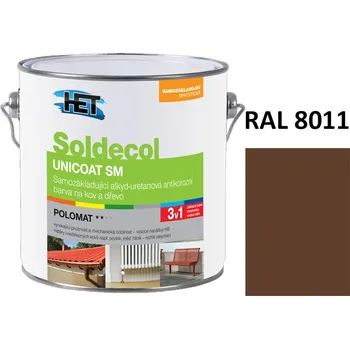 univerzální barva Soldecol UNICOAT SM 2,5 L RAL 8011