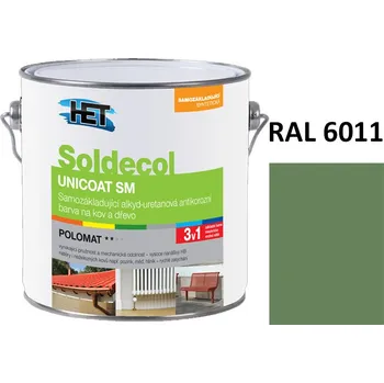 univerzální barva Soldecol UNICOAT SM 2,5 L RAL 6011