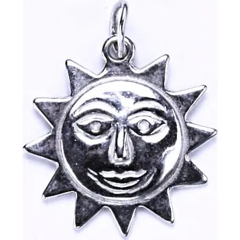 Přívěsek Stříbrný přívěsek - slunce, P 712