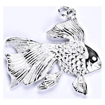 Přívěsek Stříbrný přívěšek, ryba-závojnatka, přívěšek ze stříbra, P 939
