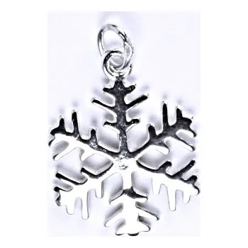 Přívěsek Stříbrný přívěšek, vločka, P 919