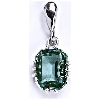 Přívěsek Stříbrný přívěšek se syntetickým blue zirkonem P 1440