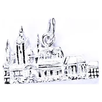 Přívěsek Stříbrný přívěšek, stříbrné šperky,Pražský hrad, Hradčany P 907