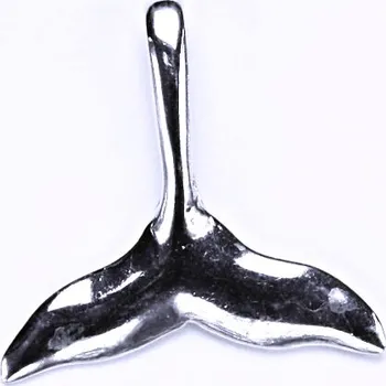 Přívěsek Stříbrný přívěšek ploutev stříbrné šperky, P 759