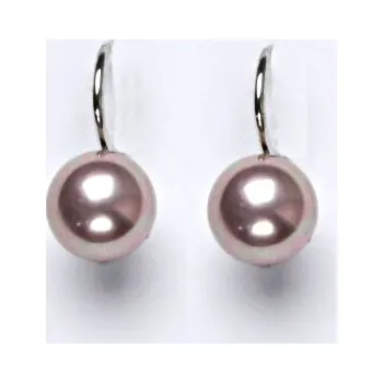 Náušnice Náušnice s um. perlami, náušnice ze stříbra, perla se skutečným perleťovým leskem NK 1183