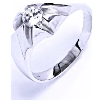 Prsten 0 Prsten stříbrný s bílým zirkonem T 1329