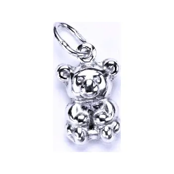 Přívěsek P 716 stříbrný přívěsek - medvídek