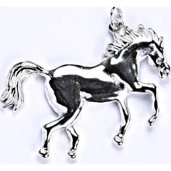 Přívěsek Stříbrný přívěšek, kůň, přívěšek ze stříbra, P 937