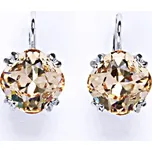 Náušnice stříbrné se Swarovski krystalem light peach NK 1225