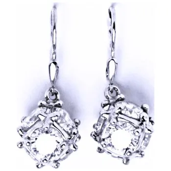 Náušnice Stříbrné náušnice se syntetickými zirkony na patent 002248009601