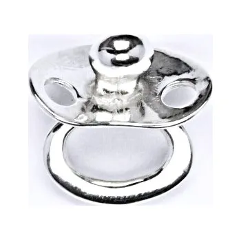 Šperk Stříbrný přívěšek dětský dudlík, přívěsek dudlík P 171