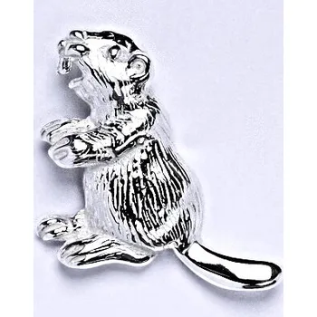 Přívěsek Stříbrný přívěsek, bobr, přívěsek ze stříbra, P 114