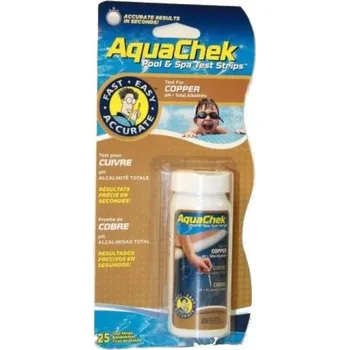 bazénový tester AquaChek testovací proužky 3v1 měď