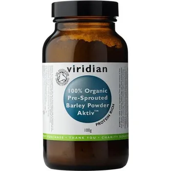 Přírodní produkt Viridian 100% Organic Barley Powder 100 g