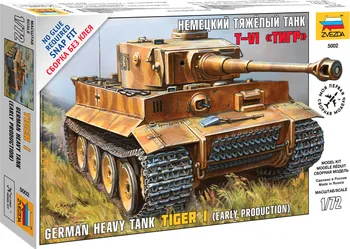 Plastikový model Zvezda Tiger I 1:72