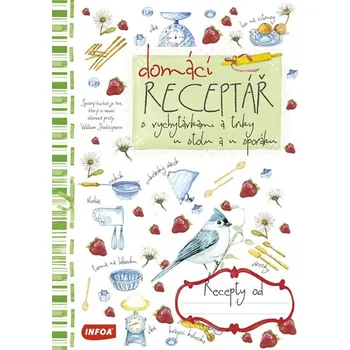 Domácí receptář: Zápisník na recepty - Infoa