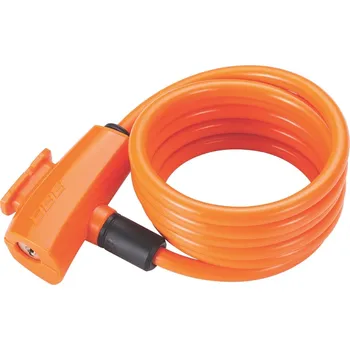 Zámek na kolo Zámek na kolo BBB BBL-61 QuickSafe 2017 8x1500mm Podkarta: oranžová