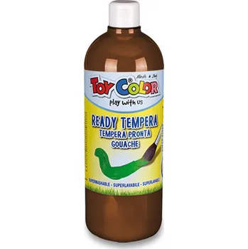 Toy Color Ready Tempera 1 l, hnědá