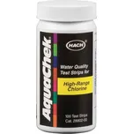 Aquachek Testovací proužky volný chlór…