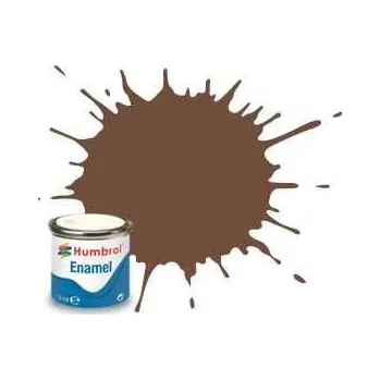 Humbrol barva email 14 ml, čokoládová matná