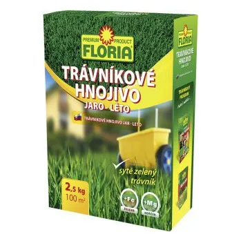 Hnojivo Floria Trávníkové hnojivo jaro/léto 2,5 kg