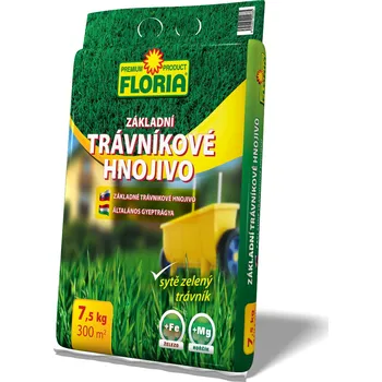 Hnojivo Floria Základní trávníkové hnojivo + hořčík 7,5 kg