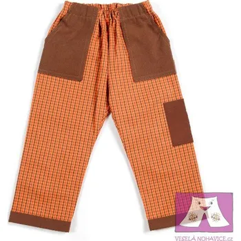 Veselá nohavice Dětské kanafasové kalhoty Český Honza 128