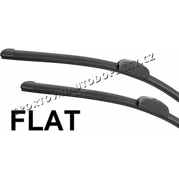 Stěrač Peugeot 207 2006-12 přední stěrače FLAT sada 2 ks 660/430 mm (jezdec, spolujezdec)