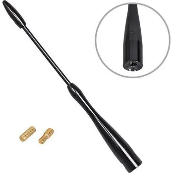 Autoanténa Anténní prut AL černý - délka 16cm