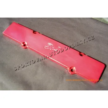 Kryt motoru ALU LEŠTĚNÝ KRYT MOTORU ČERVENÝ