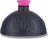 Zdravá lahev kompletní víčko, černé/fialová fluo zátka