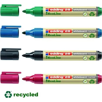 Kancelářské potřeby stíratelný popisovač Edding 28 ekologický modrá