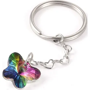 Klíčenka s přívěskem motýlka TOPBEADS