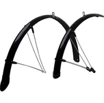 Sada blatníků PRO-T silniční plast se zástěrkou černá uchycení Grip-Type