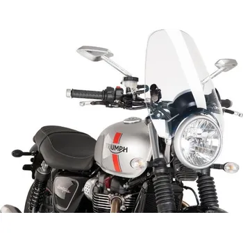 Plexi na motorku Puig Custom II 0336W "Touring" čiré (Universální)
