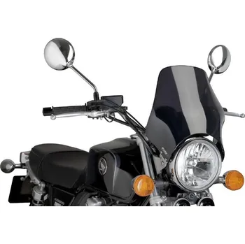 Plexi na moto Puig 0869N NAKED černé (motocyklové plexi na naháče) (Universální)